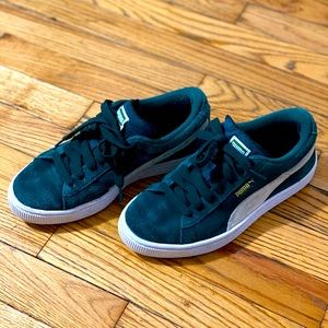 Puma green sneakers